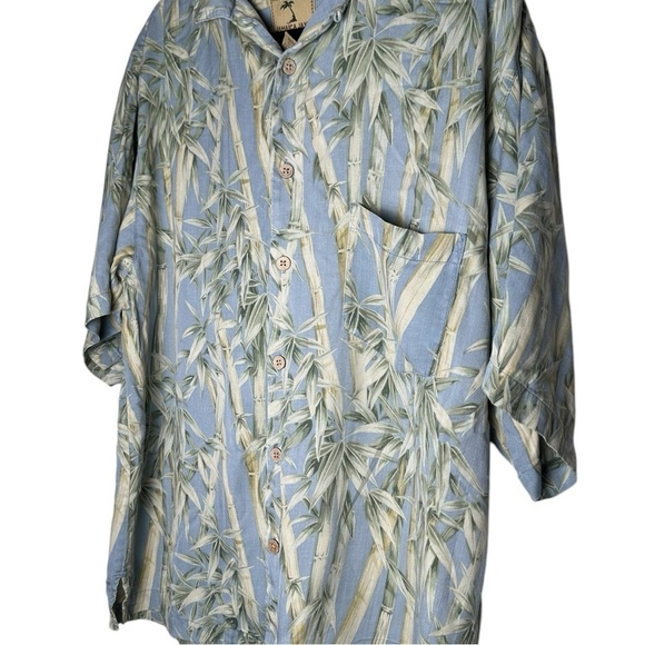 Jamaica Jaxx Men's Silk Short Sleeve Hawaiian Camp Shirt Size Medium - Picture 3 of 9